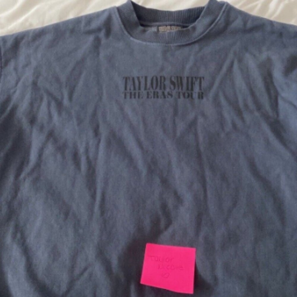 taylor swift eras tour merch blue crewneck